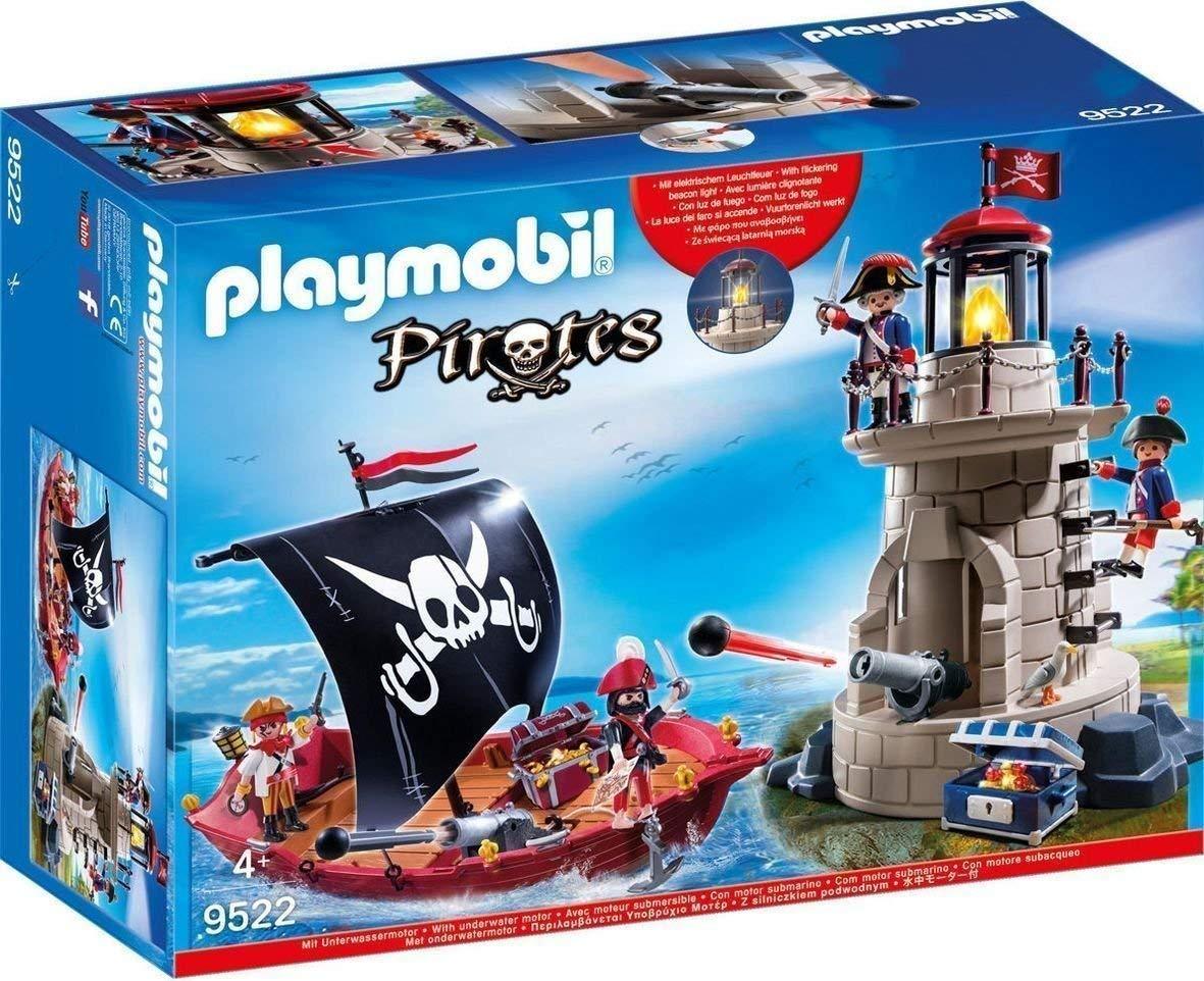 Playmobil Pirate Set With Pirate Ship troops Tower