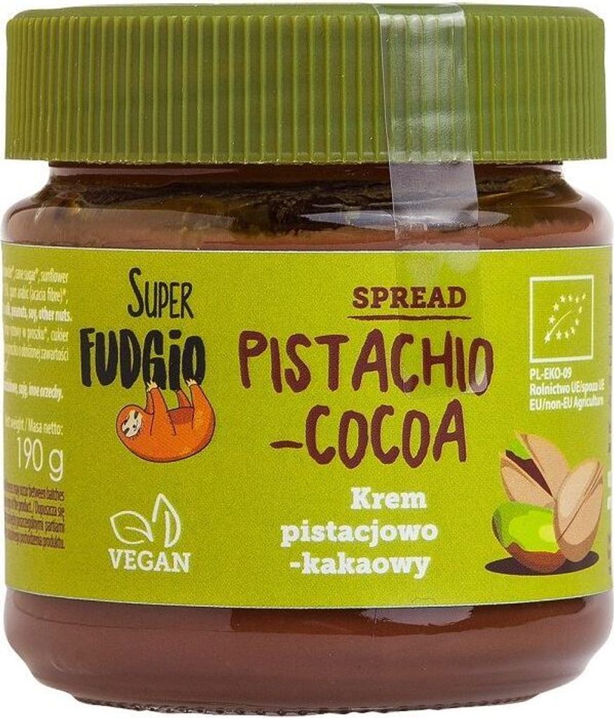 me gusta PISTACHIO COCOA CREAM, GLUTEN FREE, 190 g - ME GUSTO (SUPER FUDGIO)
