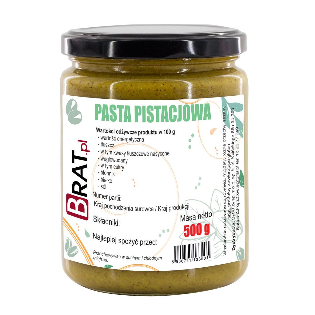 BRAT.PL Pistachio paste 500g