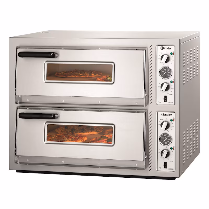 Pizza oven, 2 tiers, 605 x 630 x 140 mm