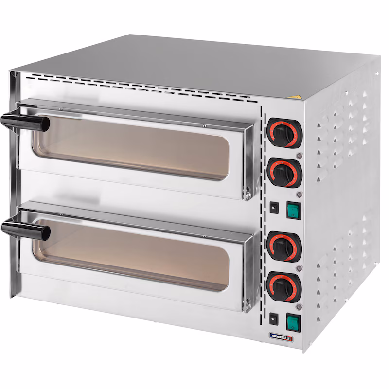 Pizza oven - 400 - with 2 baking chambers CFRP2400 Casselin