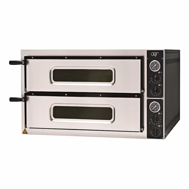 Stalgast Two-chamber pizza oven, 9.6 kW, 950x840x540 mm (WxDxH)