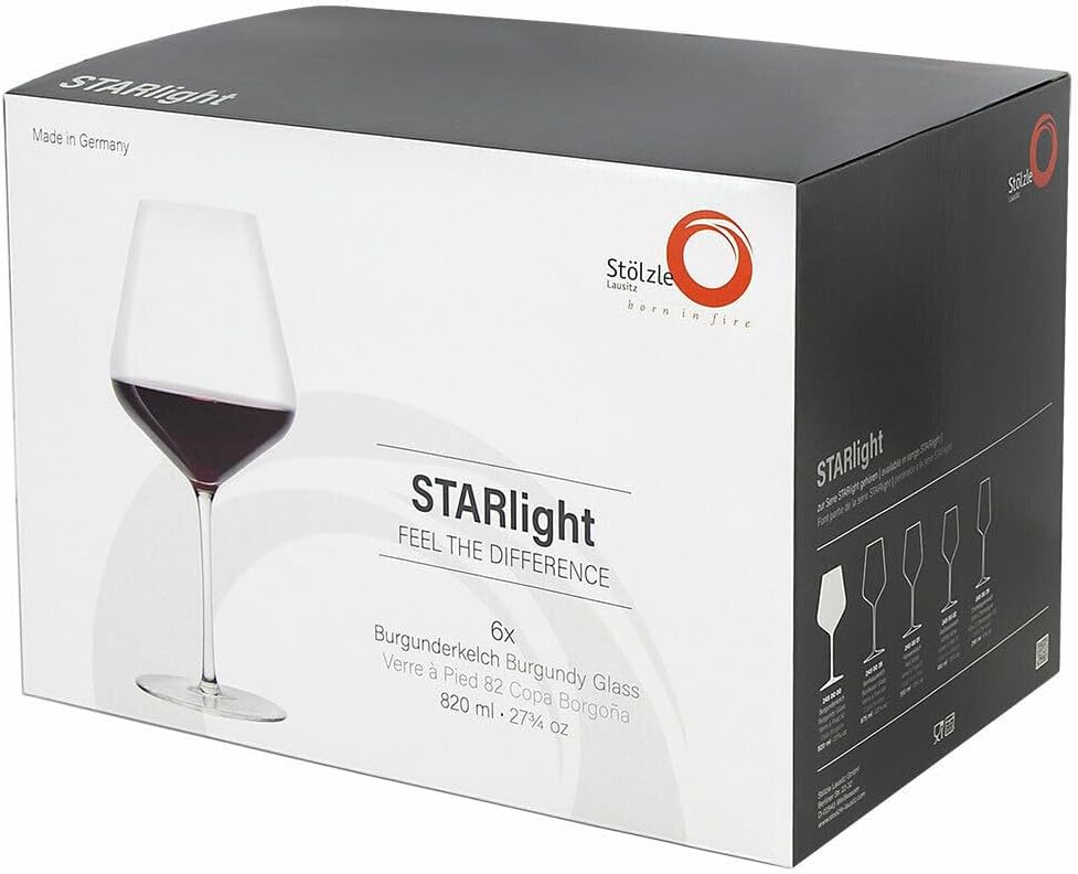 Stölzle Lausitz Stölzle_lausitz Stolzle - Starlight Glass Burgundy 0.82 l set 6 D11.4 x H 24.8 cm