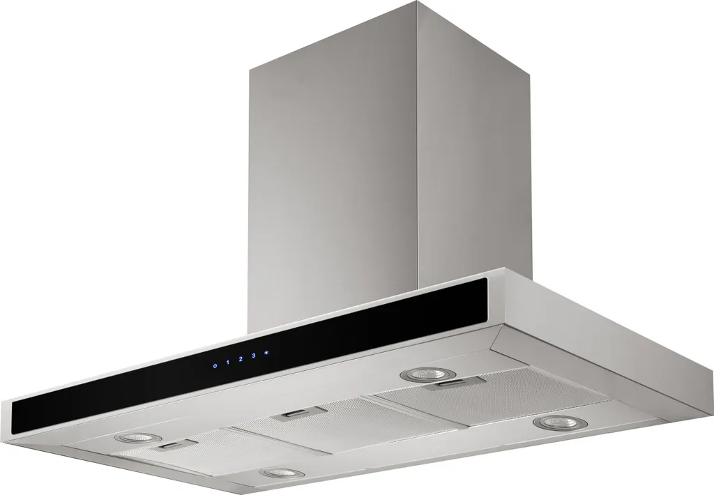 PKM Island Cooker Hood 8099GIS Z Touch Control Stainless Steel 90cm