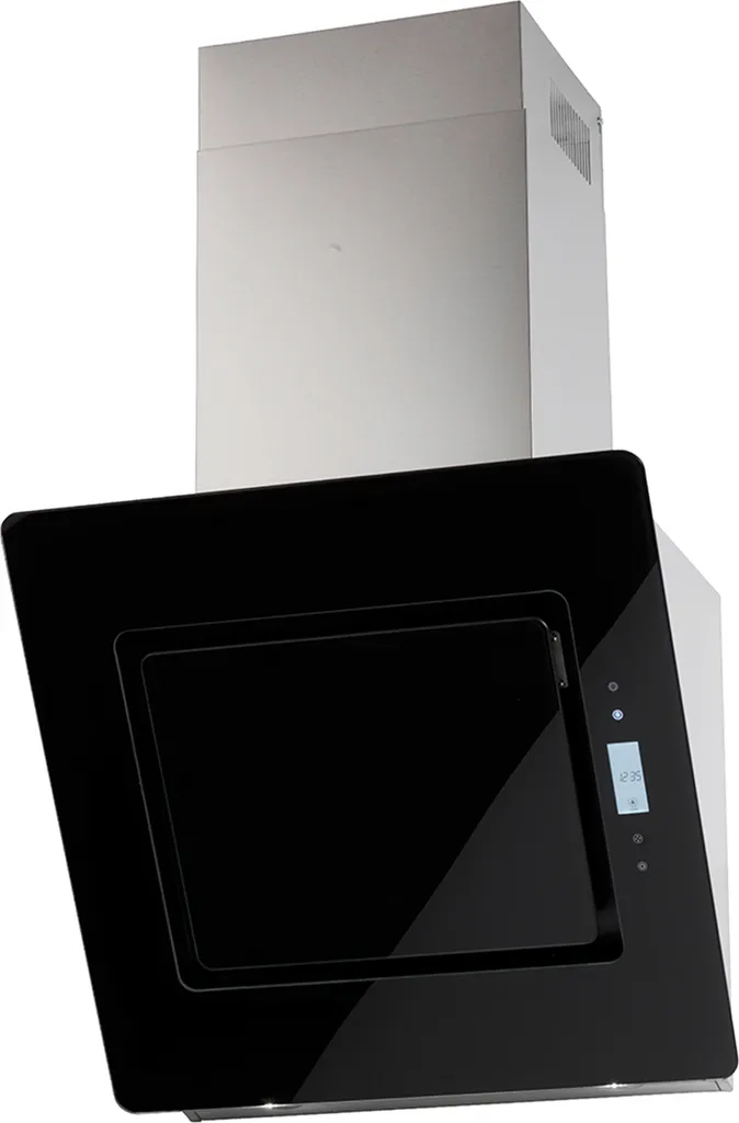 PKM extractor hood with perimeter extraction, head-free hood 9040/60BZ, stainless steel, black