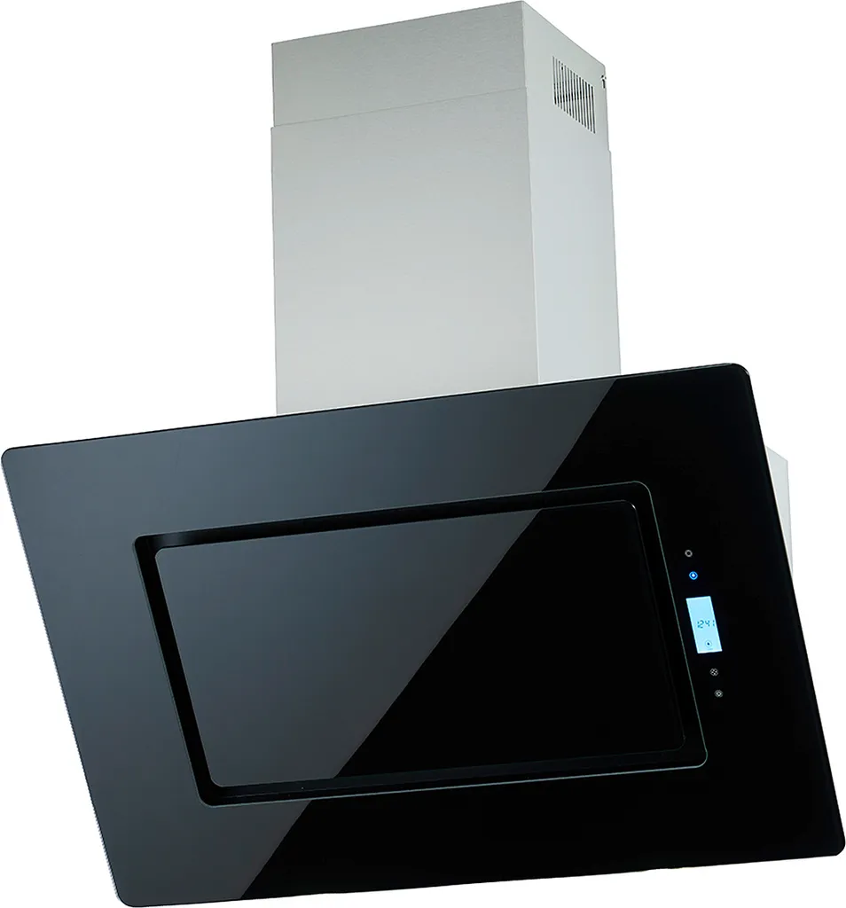 PKM extractor hood with perimeter extraction, head-free hood 9040/90BZ, stainless steel, black