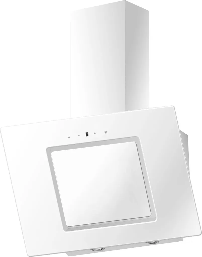 PKM extractor hood with perimeter extraction, head-free hood S26-60BWTY, glass, white, 60cm