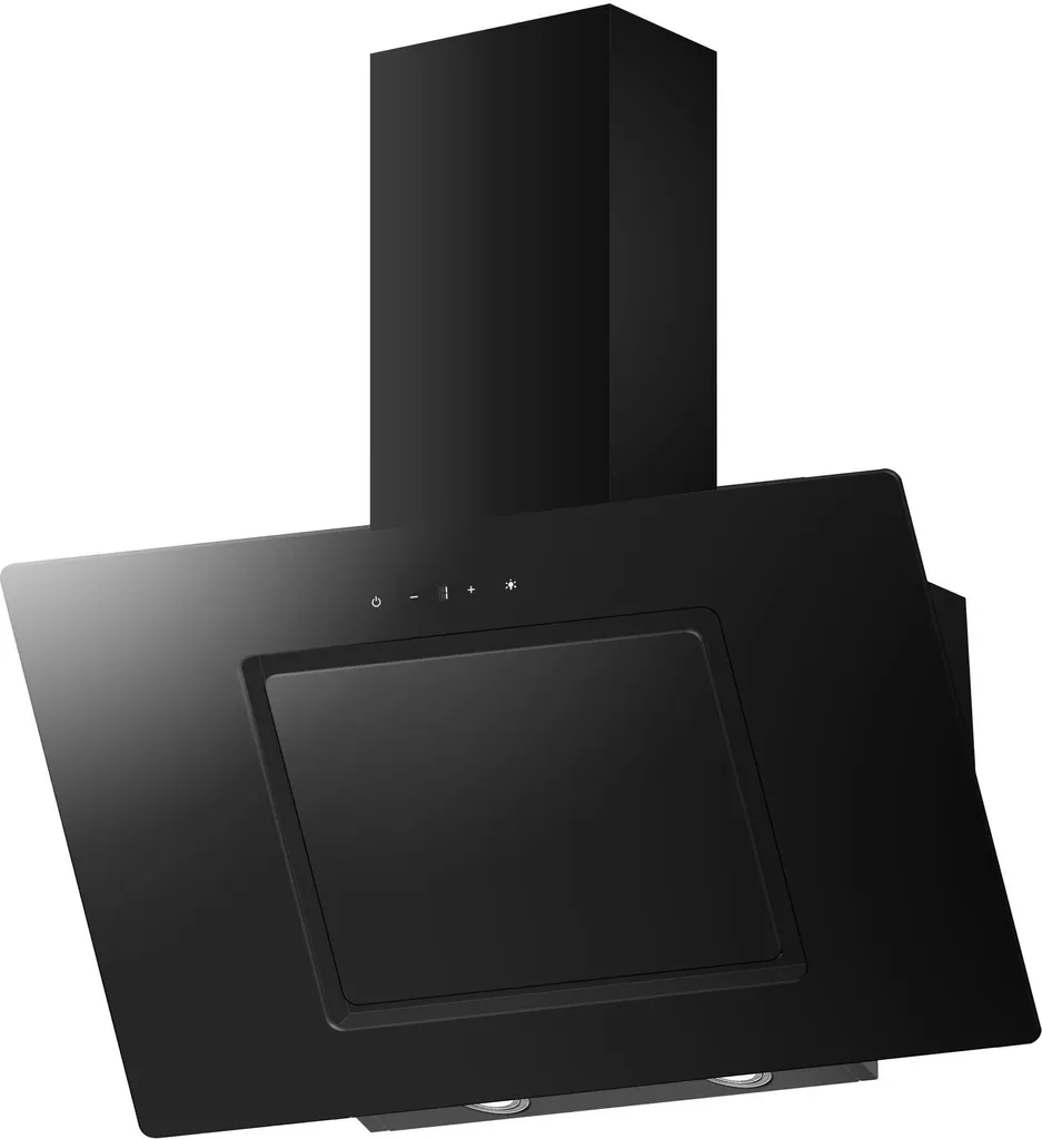 PKM extractor hood with perimeter extraction, head-free hood S26-90BBTY, black, 90 cm