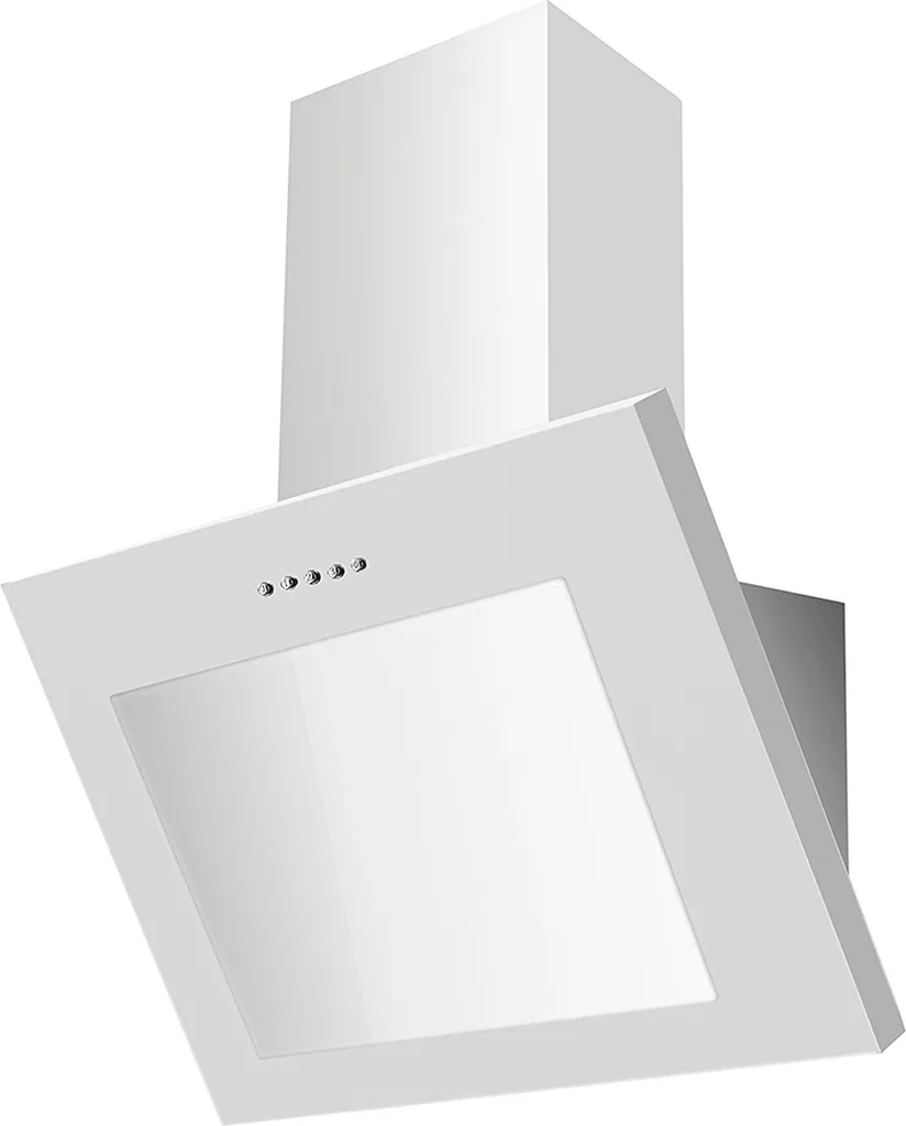 PKM extractor hood, angled hood, wall-mounted hood, wall extractor hood S28-60 BWPY 60cm white