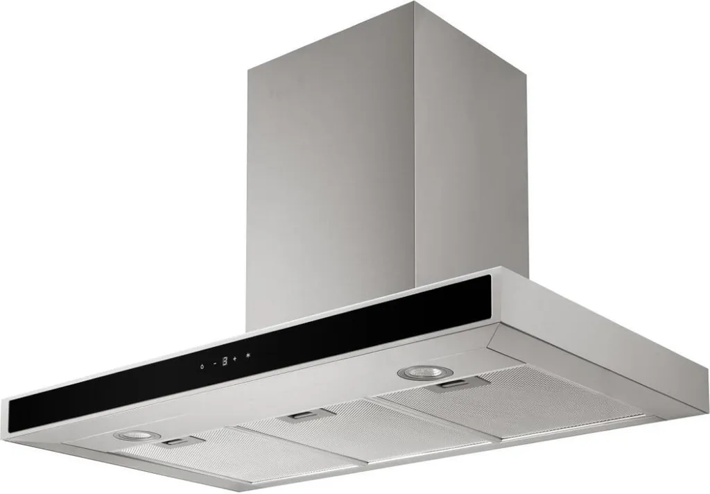 PKM wall-mounted extractor hood 8090GZ with touch control, stainless steel, 90cm