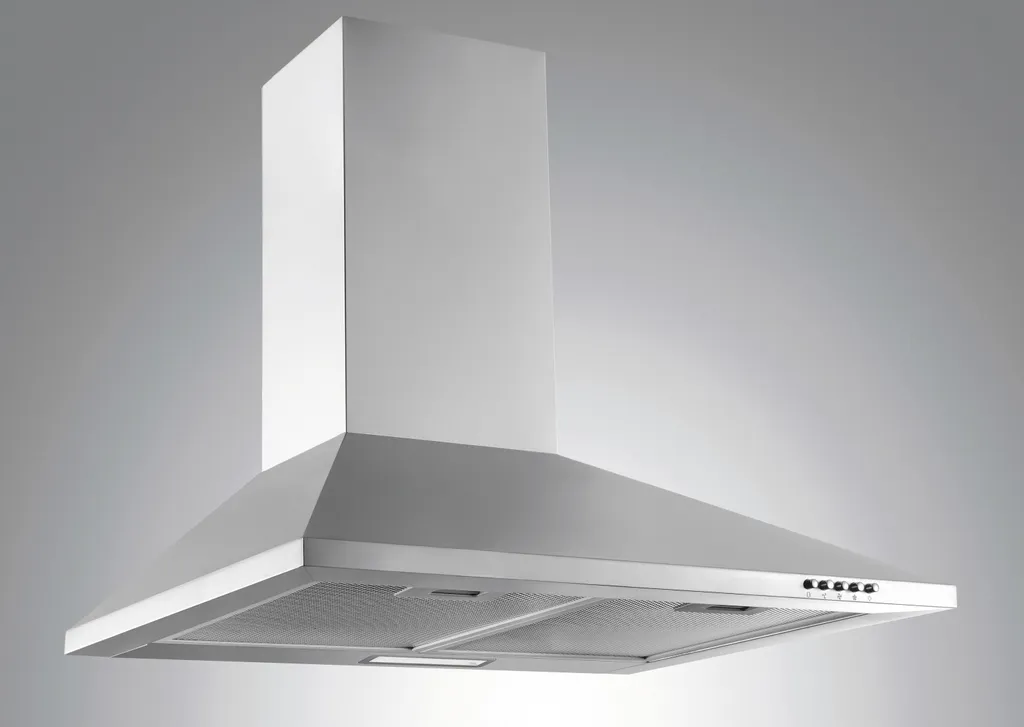 PKM extractor hood, wall-mounted, 6091H, stainless steel, 60 cm