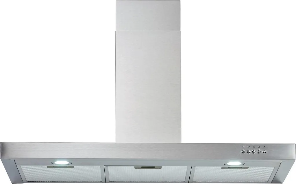 PKM extractor hood, wall-mounted, 9004W, stainless steel, 90 cm