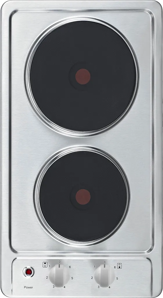 PKM Built-in Cooktop Double Hotplate Self-Sufficient 2-Burning Hob EB-DKF-2