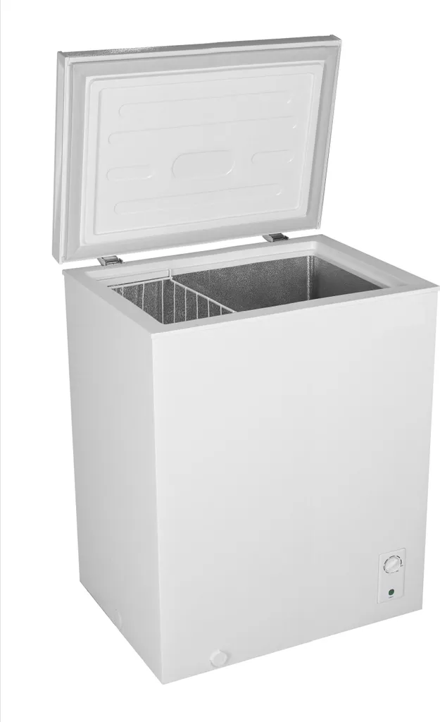 PKM Chest Freezer 137 L Deep Freezer White Inverter Compressor