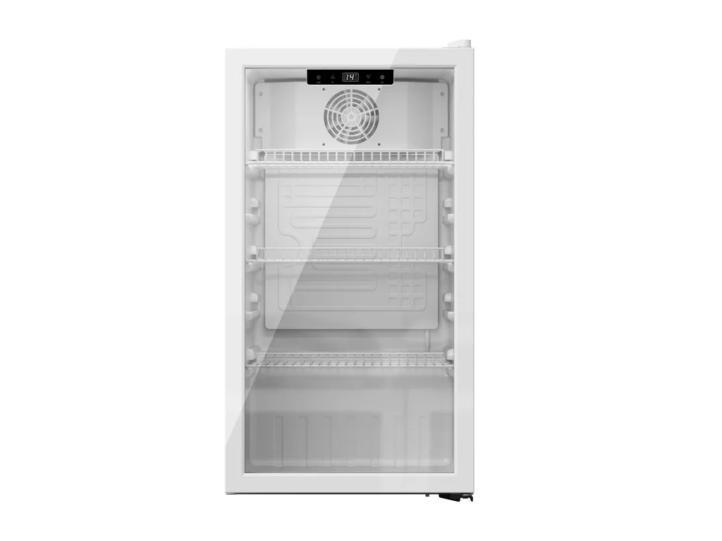 PKM GKS90CW Bottle Cooler/Beverage Cooler, Display & Touch Control, LED Lighting, 89 Liters