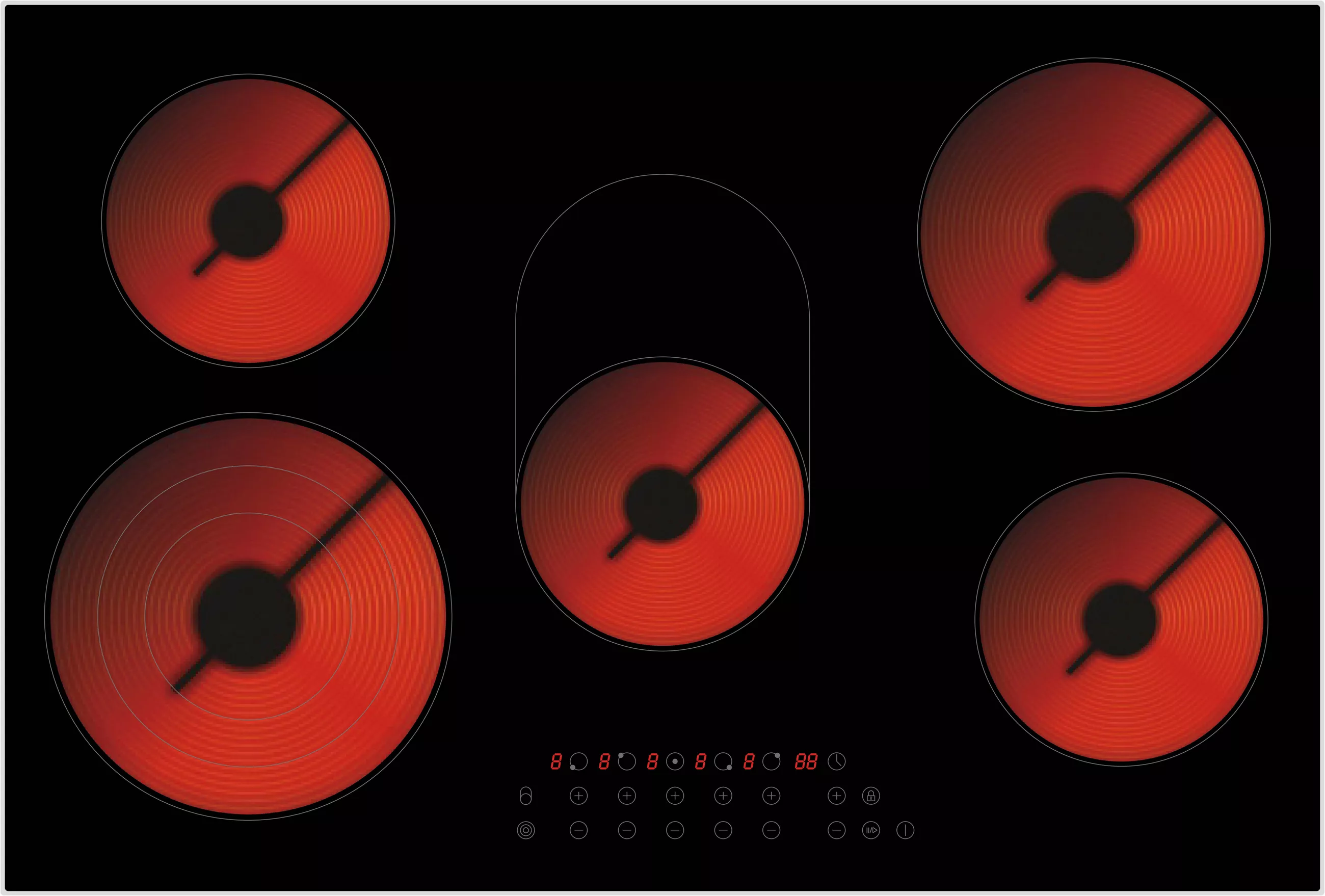 PKM Glass Ceramic Hob