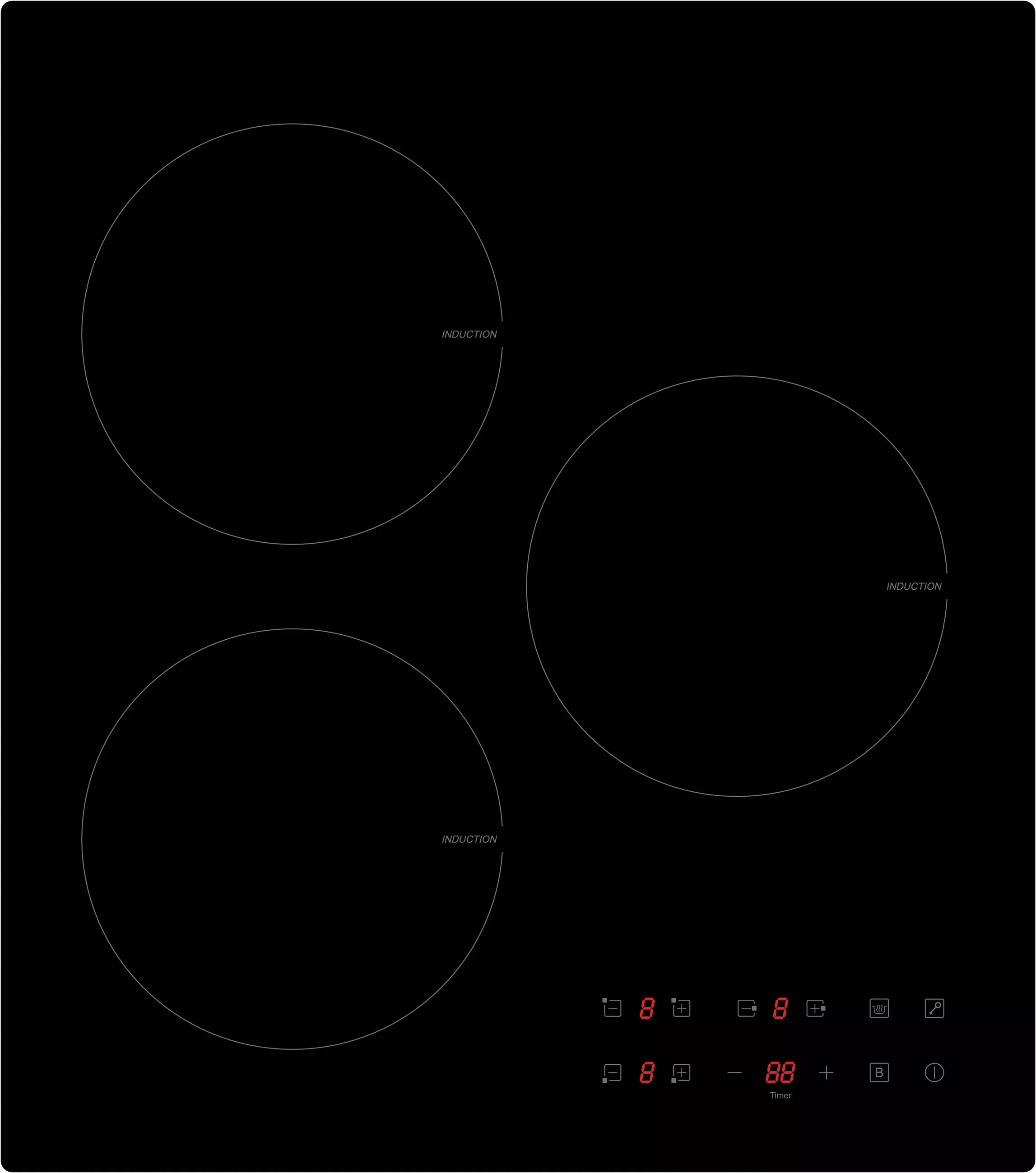 PKM INDUCTION HOB