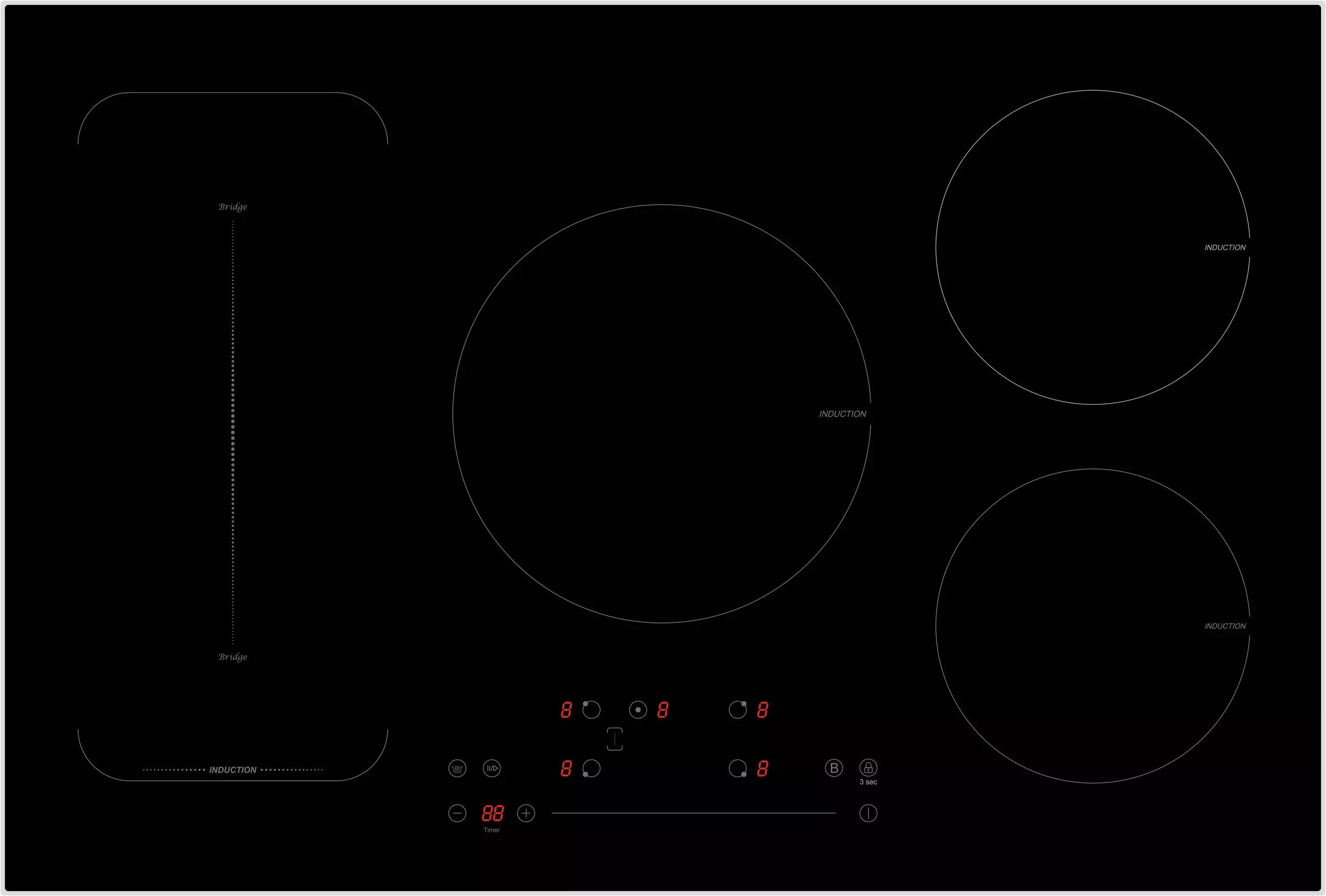 PKM INDUCTION HOB