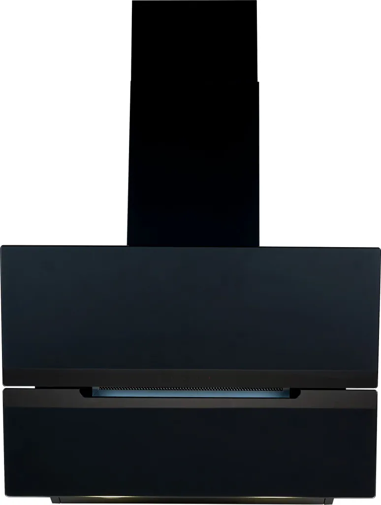 PKM S50-60ABP head-free cooker hood - 60cm, black, extractor hood with perimeter extraction