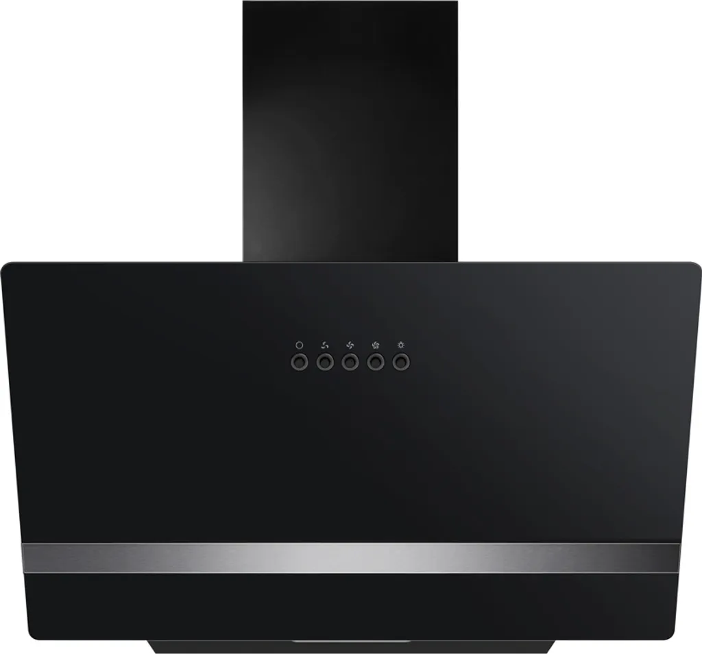 PKM S23-60 ABPX2 Slanted Hood | Head-Free Hood | Extractor Hood | Glass | Black | Extraction and Recirculation | Width 60cm 7.5 kg