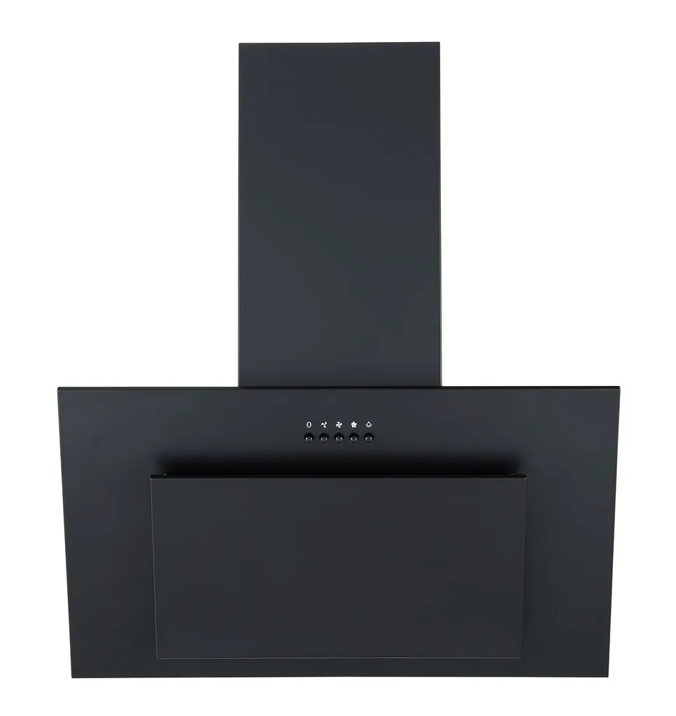 PKM Slanted Hood S13-60BBPH, Extraction and Recirculation, 67 Watts, Black