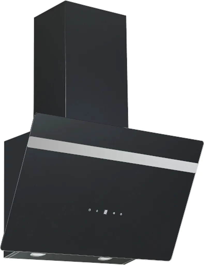 PKM Slanted Hood S20-60ABTH 60 cm LED Lighting Touch Control