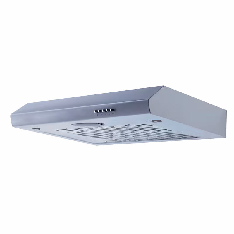 PKM Under-Cabinet Hood UBH5000X 60cm Silver Grey Recirculating Extractor Hood LED