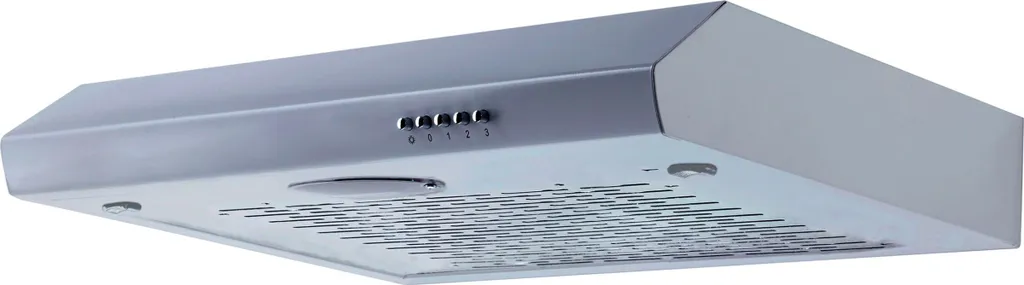 PKM Under-Cabinet Hood UBH5000X 60cm Silver Grey Recirculating Extractor Hood LED