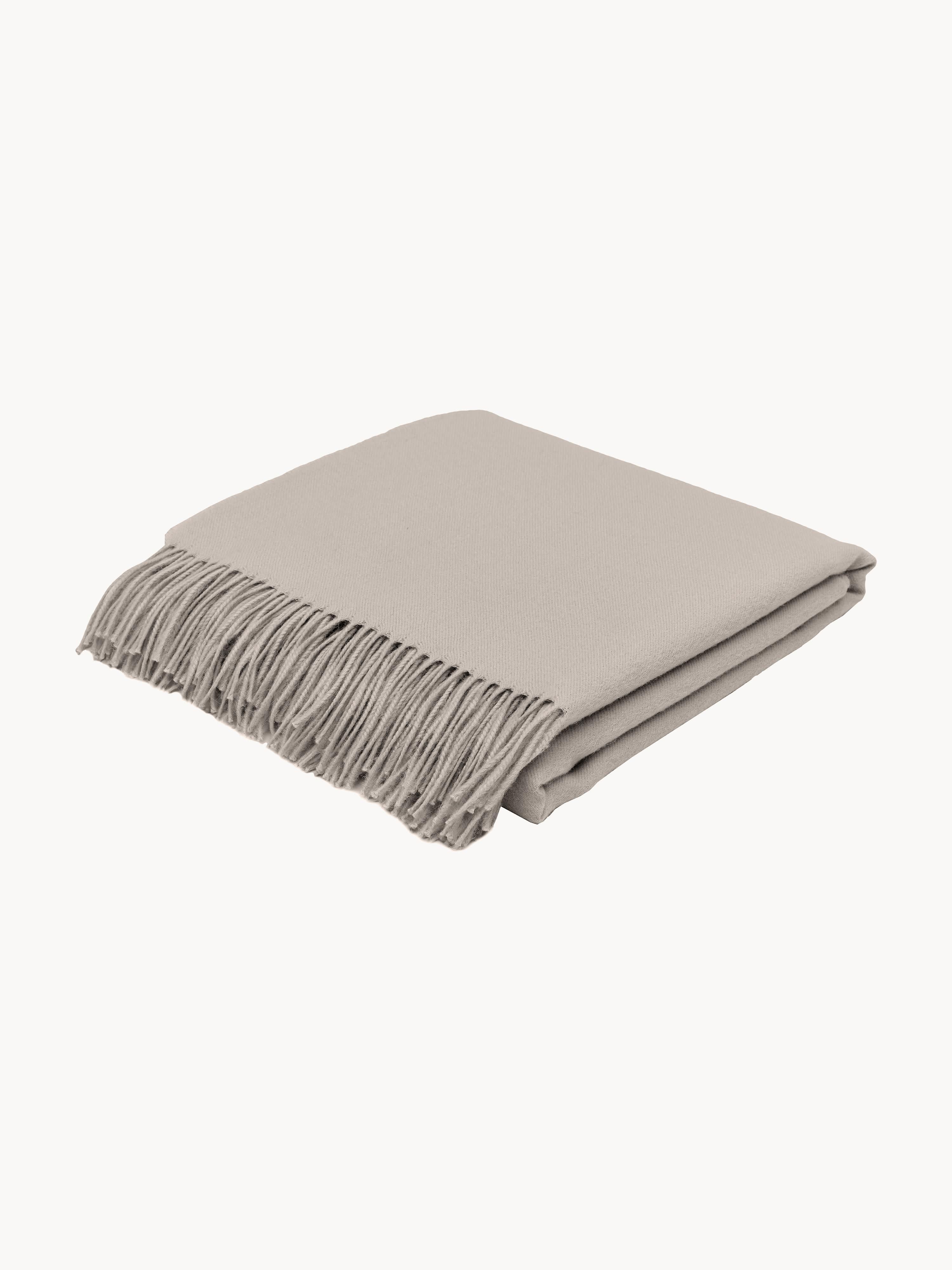 Elvang Luxury plaid made from baby alpaca wool, Greige