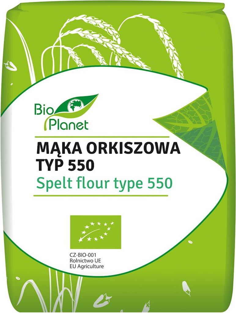 Biogo Planet Light Spelt Flour Type 550 1 kg 1000g