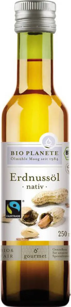 Bio Planete Planète Native Peanut Oil Fairtrade 250ml