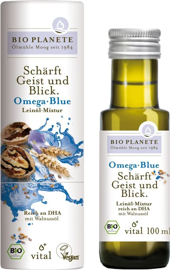 Bio Planete PLANÈTE Vital Oil Omega Blue Linseed Oil Mixture 100ml
