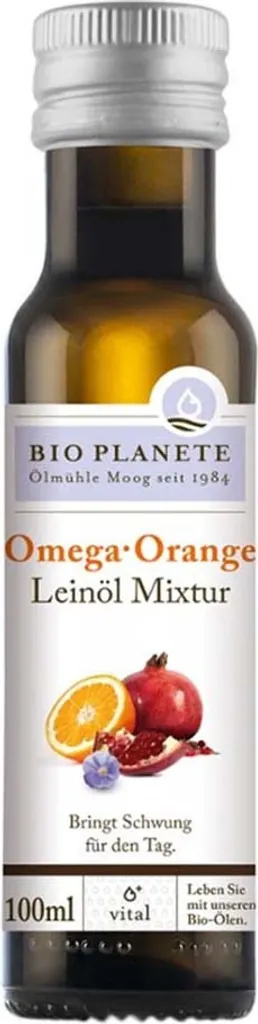 Bio Planete PLANÈTE Vital Oil Omega Orange Linseed Oil Mixture 100ml
