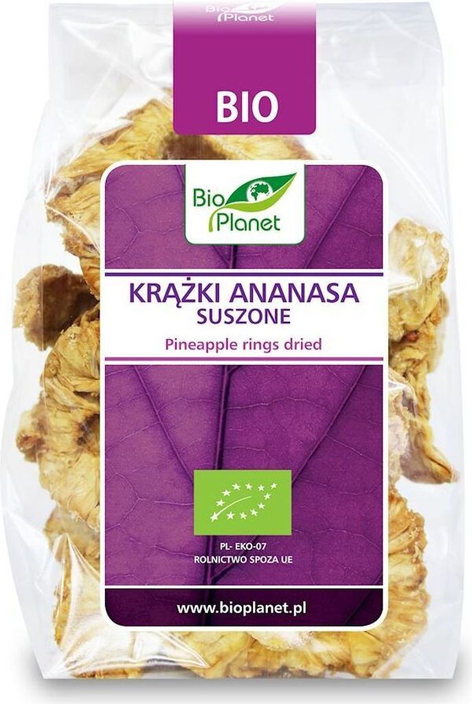 Biogo PLANET dried pineapple rings 100g