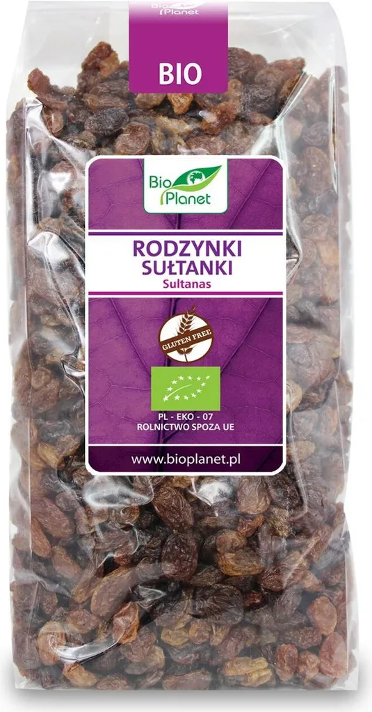 Biogo PLANET gluten-free sultanas 1 kg