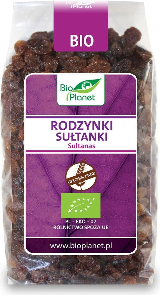 Biogo PLANET gluten-free sultanas 400g