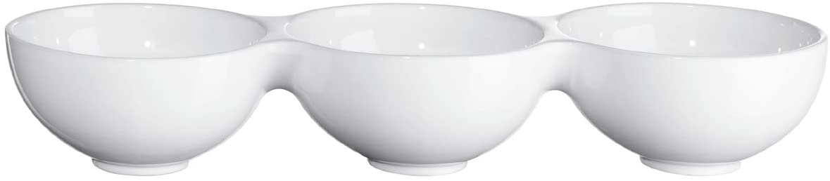 ASA Plat ap?ritif 3 compartiments ronds 32 cm