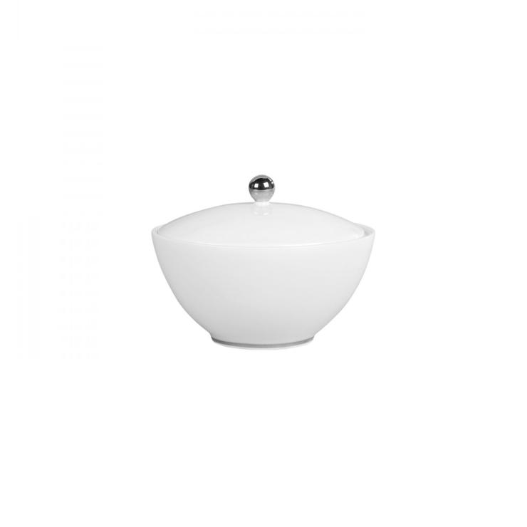 Wedgewood Platinum Sugar Bowl With A Lid