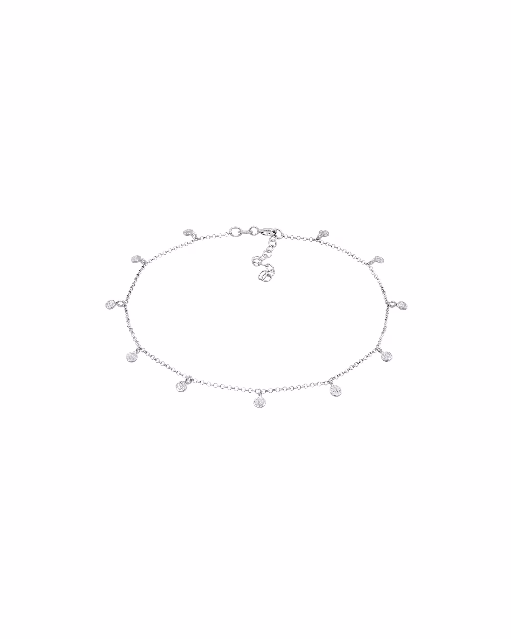 Elli Plate Organic Look 925 Silver Jewelry