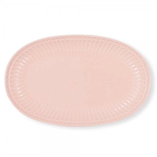 Alice Oval Pale Pink 23cm cookie plate by Greengate