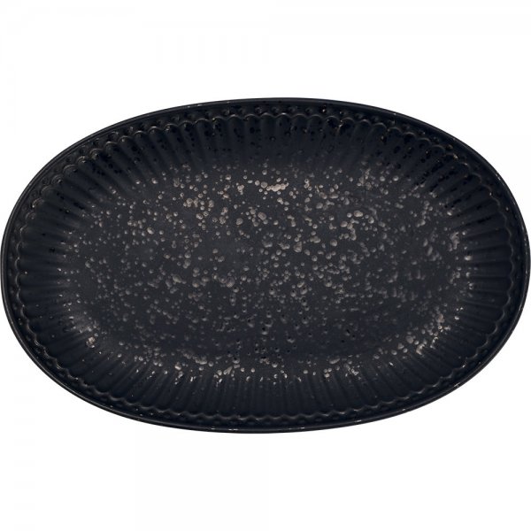 Alice Volcano Black 23cm cookie plate by Greengate