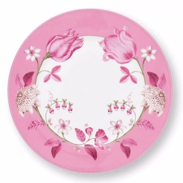 Charger plate Jolie Tulip Pink 32 cm by Pip Studio
