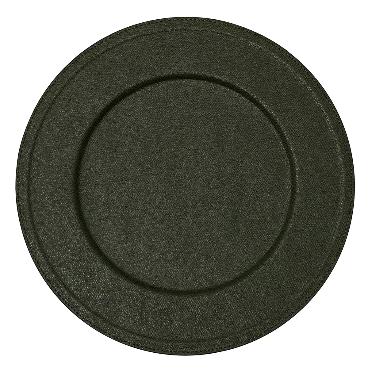 Paride charger plate, dark green by GioBagnara