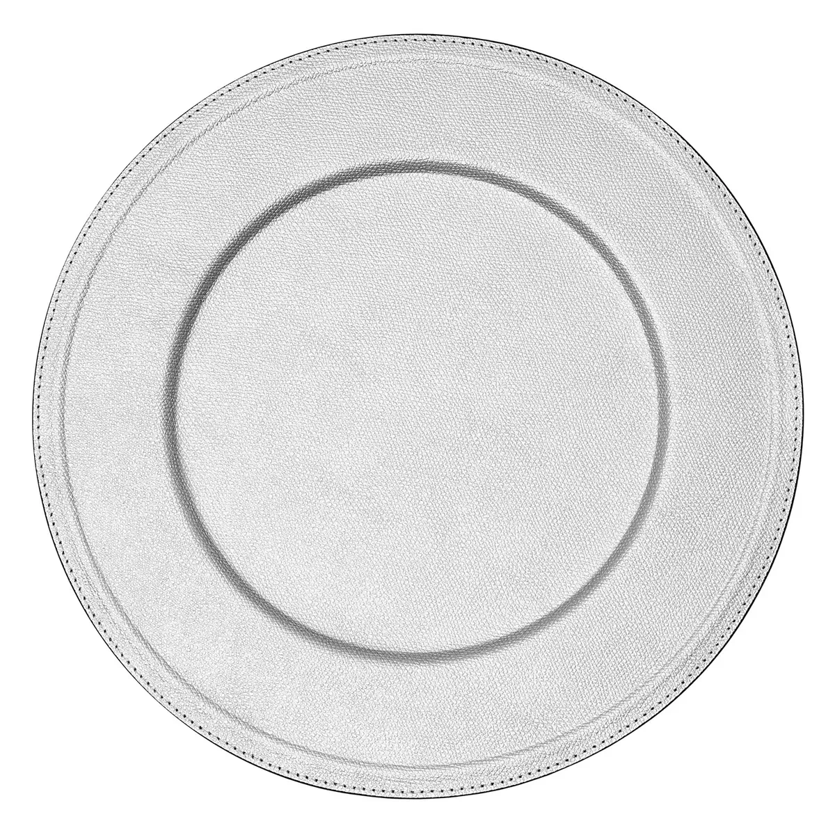 Paride silver charger plate by GioBagnara