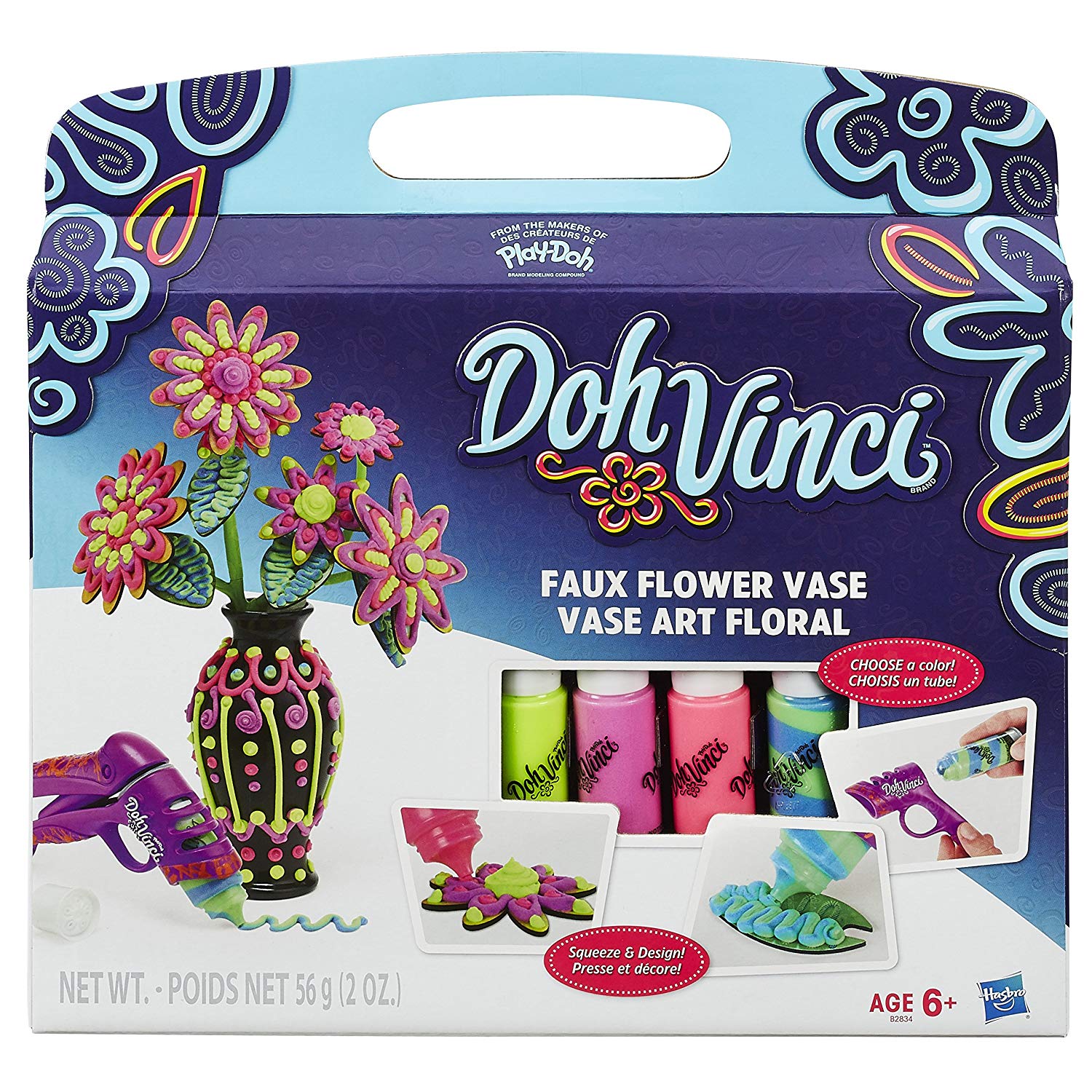 Hasbro Play Doh Dohvinci Flux Flower Vase A