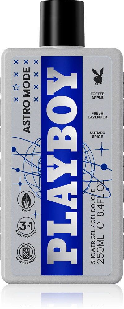 Playboy Astro Mode 3-in-1 Shower Gel for Men