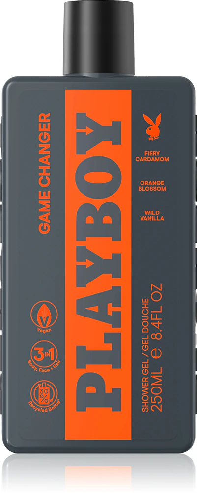 Playboy Game Changer 3-in-1 Shower Gel for Men