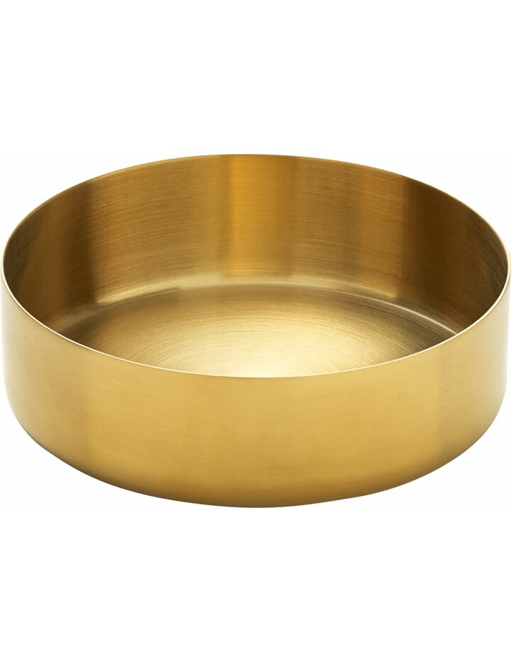 Playground Bowl Golden Medium 10 Cm - Set Of 6