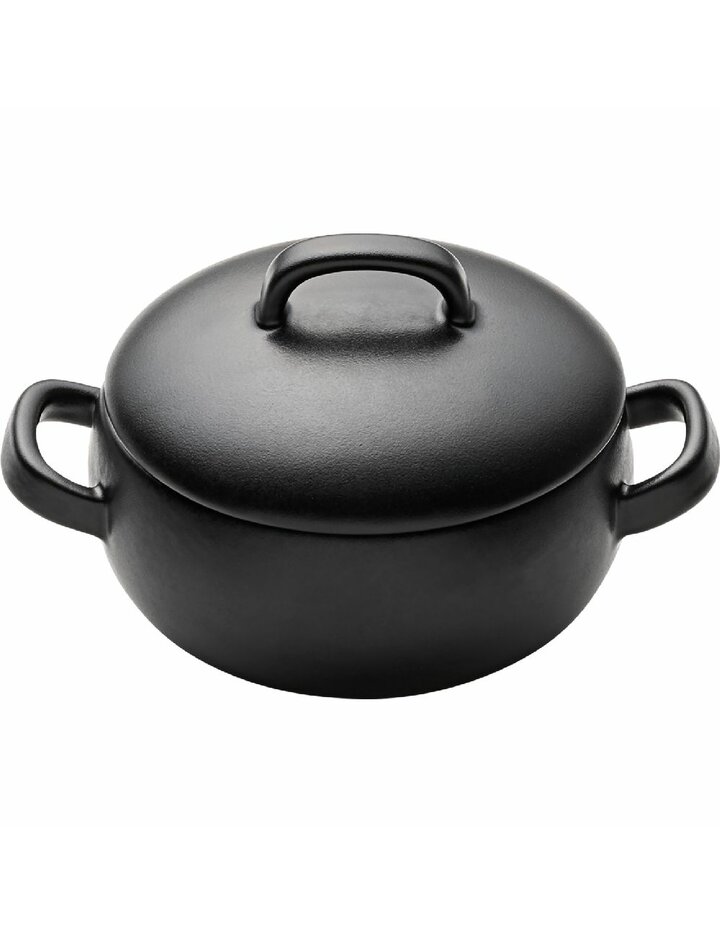 Playground Cocotte Cosy 15Cm Black - Set Of 2