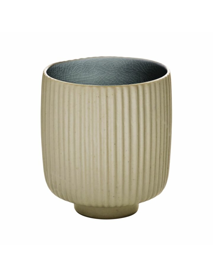 Playground Nara Mug O. Handle Relief Grey 0,3 L-Set Of 6
